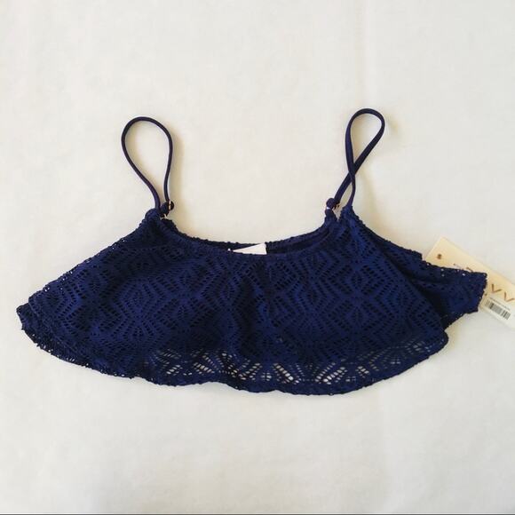 Roxy Other - Roxy | Flutter Top Bikini Top Dark Royal Blue L